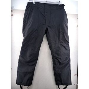 TEKNIC MOTORCYCLE PANTS Mens 42x35 Tall Hydro Guard Black Motorcycle Knee Pads
